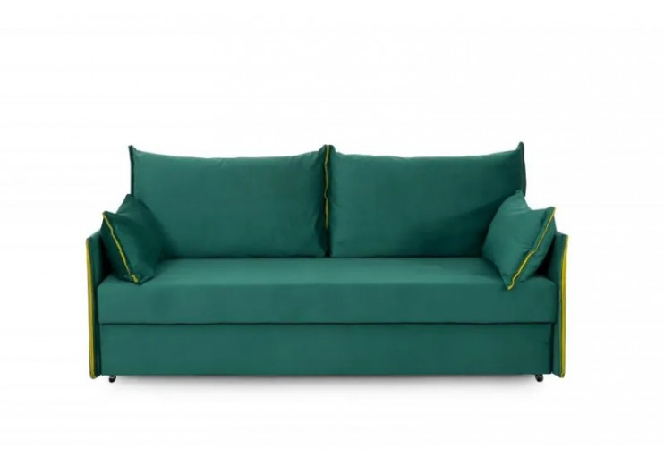 Диван-кровать "Том" СТАНДАРТ (Мора зеленый / Мора горчица)