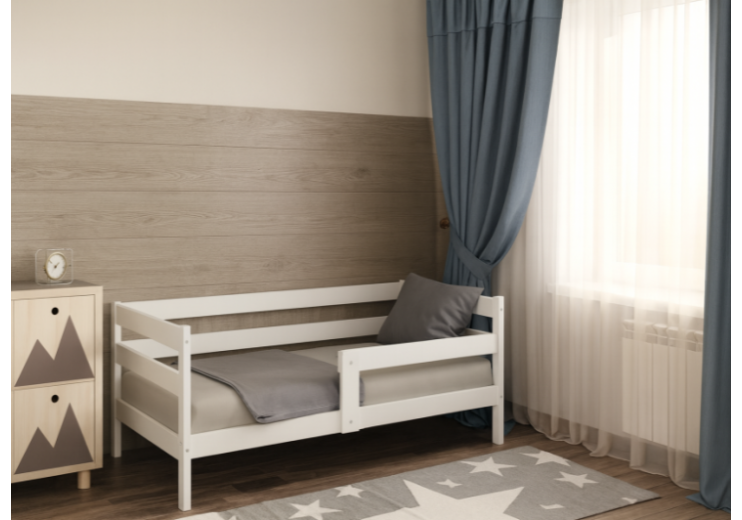 Кровать подростковая МИЯ с покраской